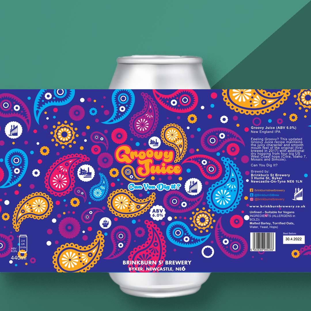 Groovy Juice NEIPA Brinkburn St Brewery