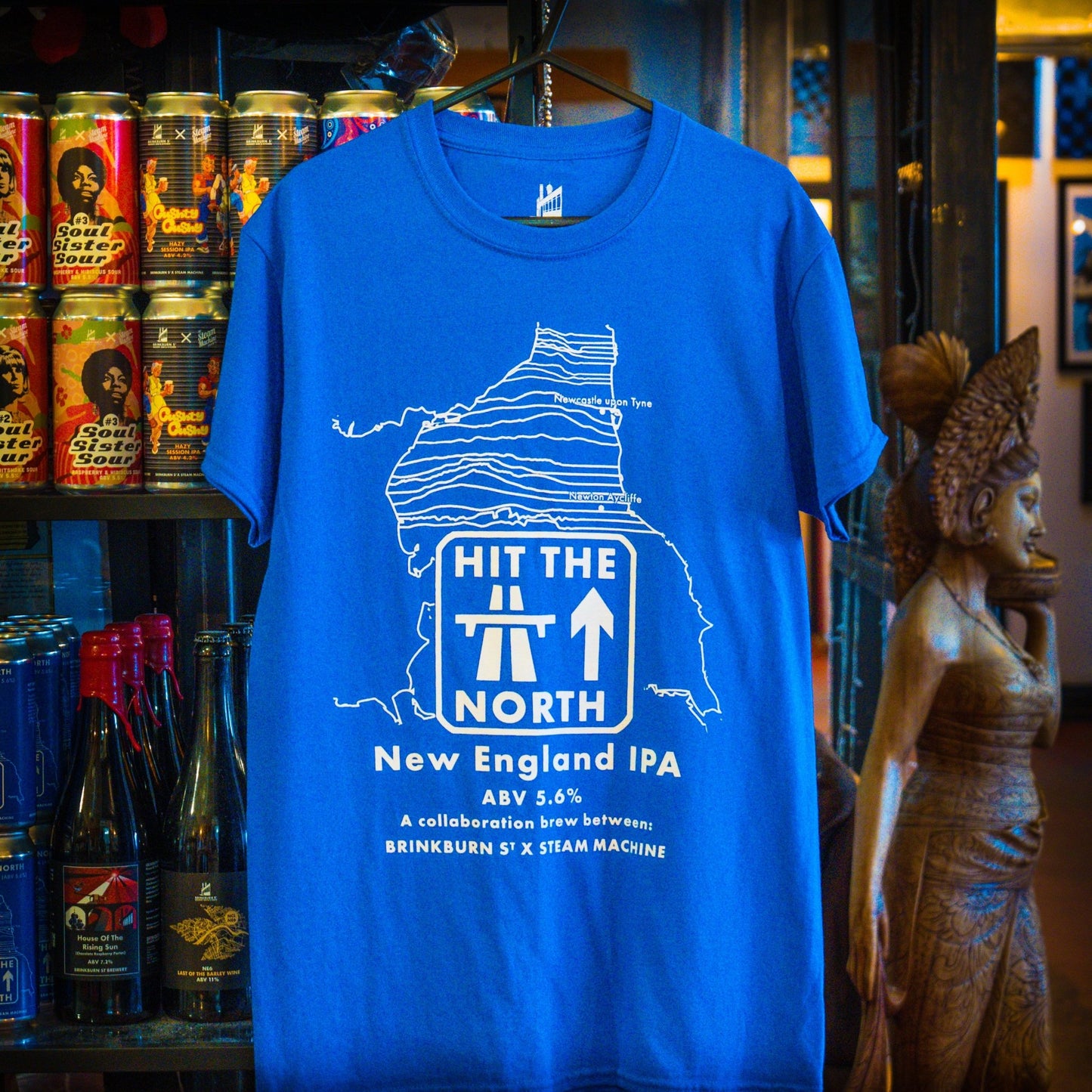 T Shirt – Hit the North - Brinkburn St Brewery