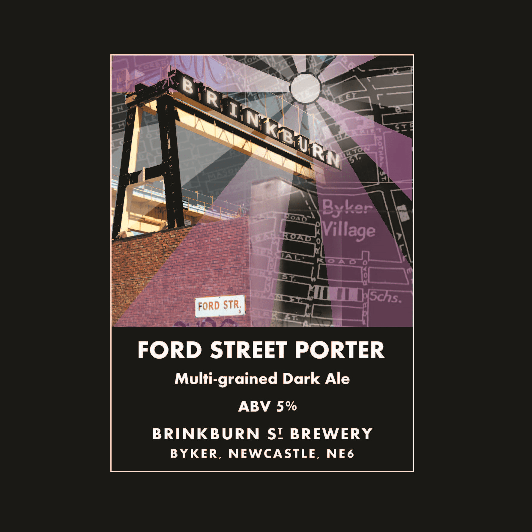Ford Street Porter (ABV 5.0%) - Brinkburn St Brewery
