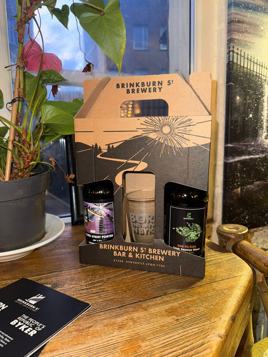 Gift Pack - Imperial Stouts & Branded Glass - Brinkburn St Brewery