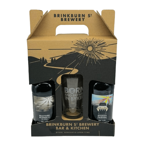 Gift Pack - Pale Ale Bottles + Branded glass - Brinkburn St Brewery