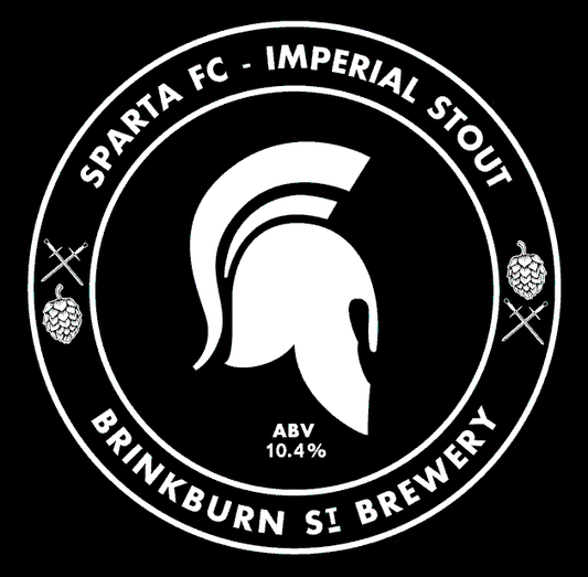 Sparta FC - Imperial Stout (ABV 10.4 %) - Brinkburn St Brewery