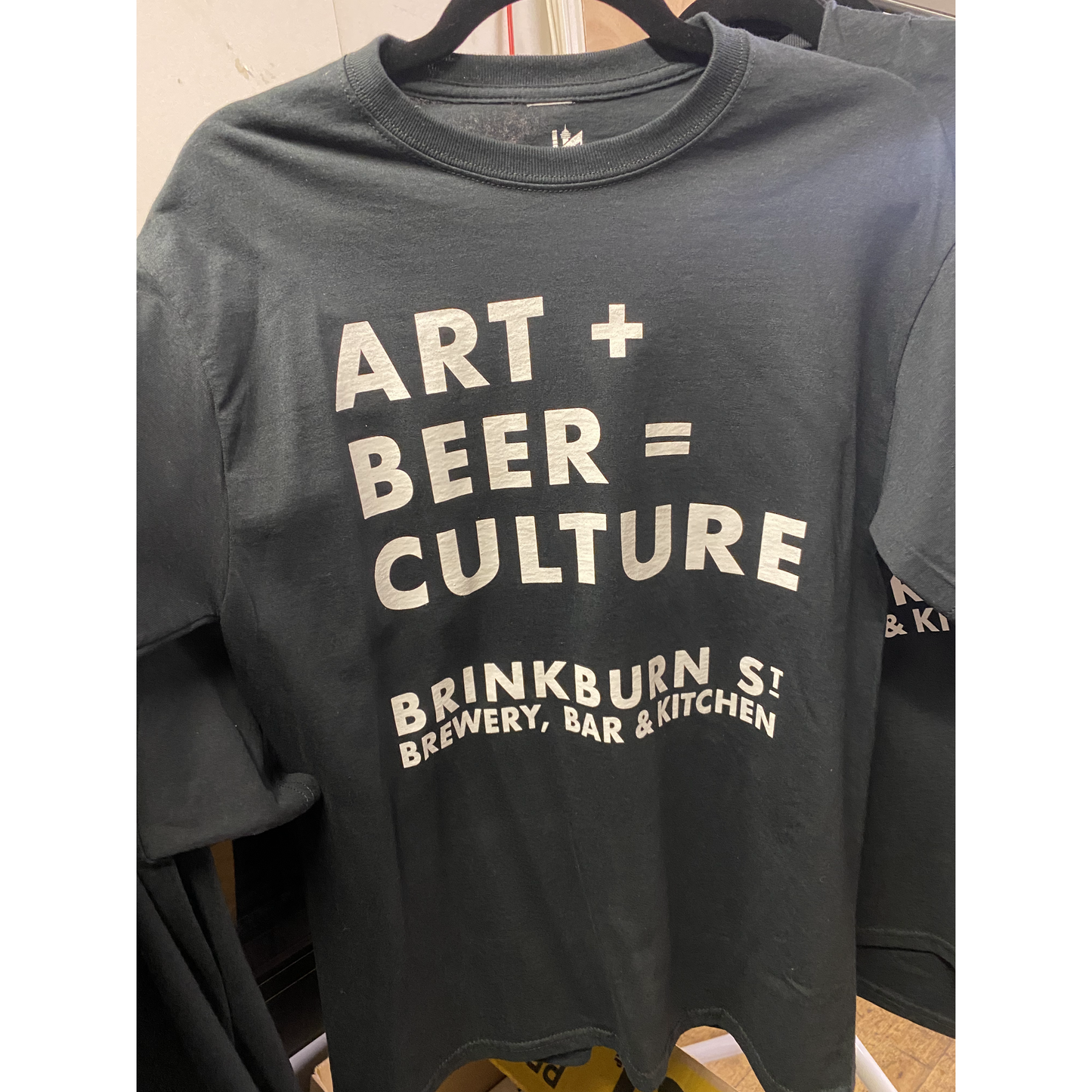 T Shirt – ART + BEER = CULTURE