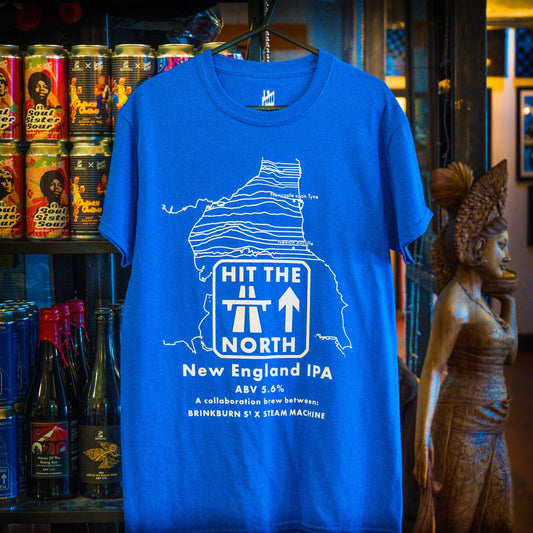 T Shirt – Hit the North - Brinkburn St Brewery