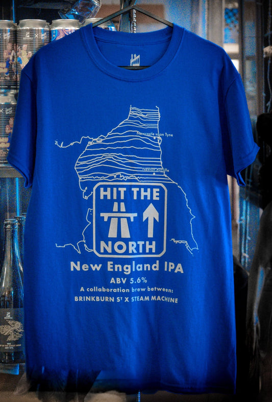 T Shirt – Hit the North - Brinkburn St Brewery